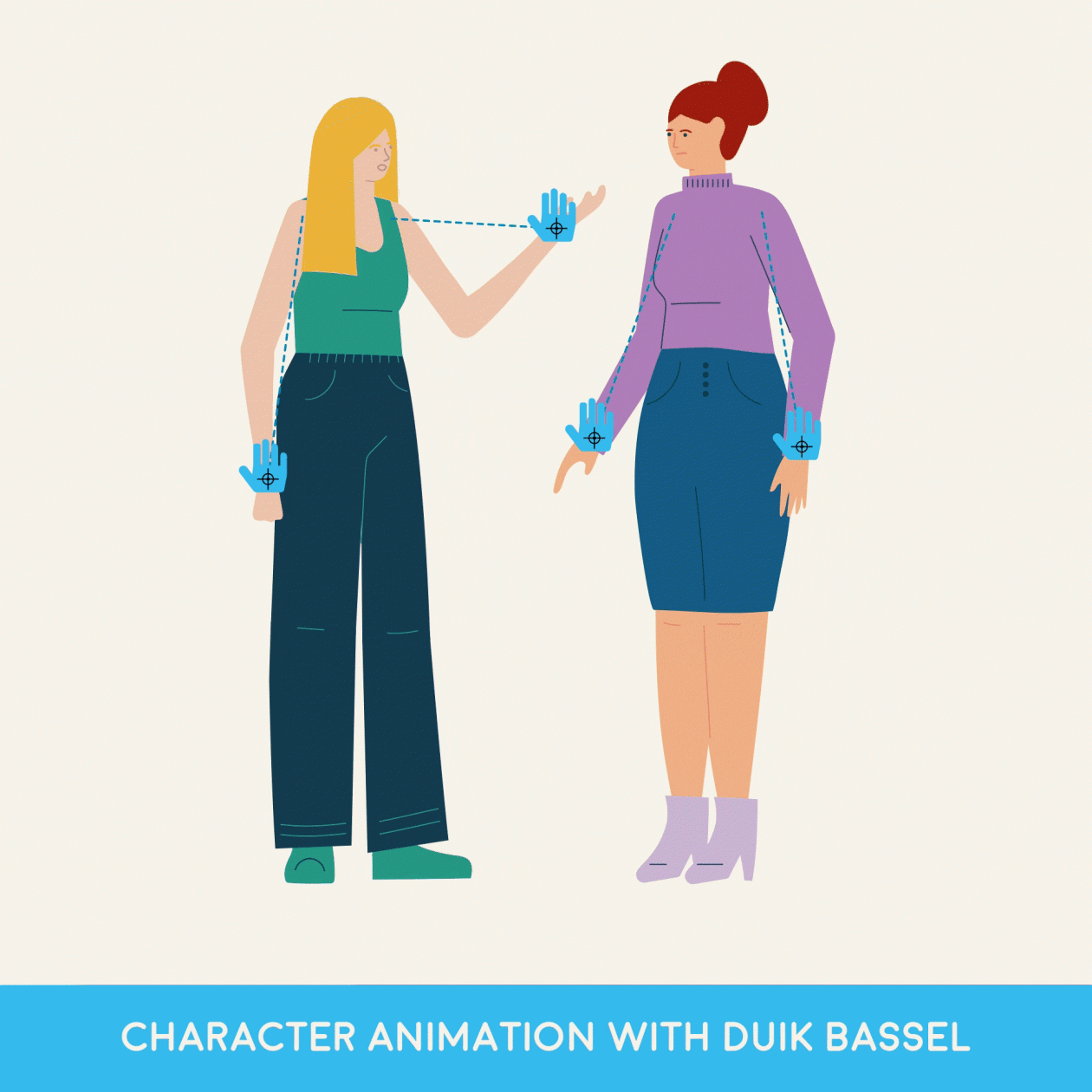 Character animation with Duik Bassel